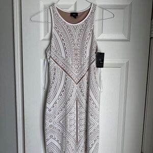 Target Massimo white mesh midi dress